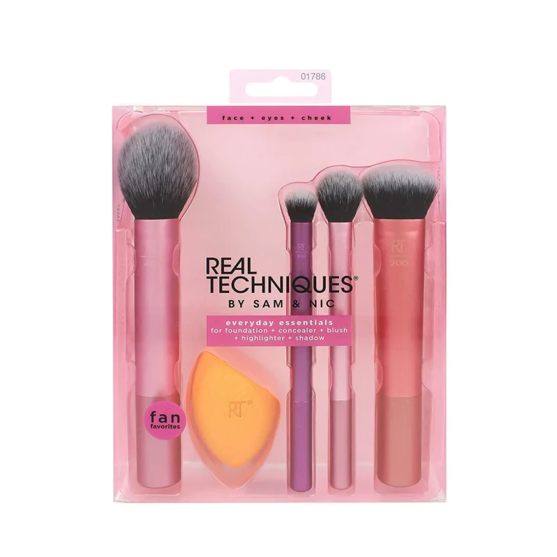 Real Techniques Everyday Essentials Makeup Brush Set